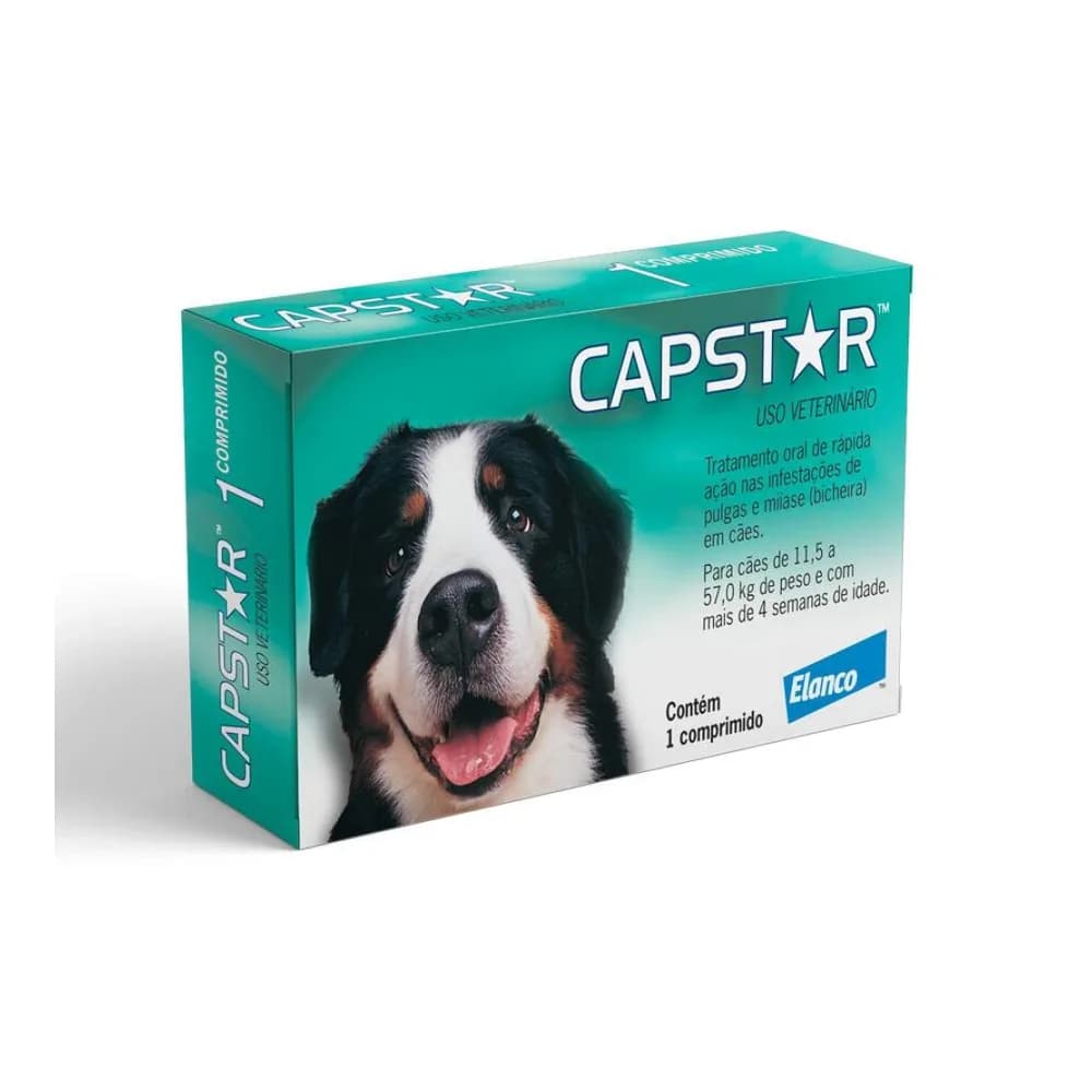 Capstar 57mg caes de 11,5kg a 57 kg - 1 comprimido
