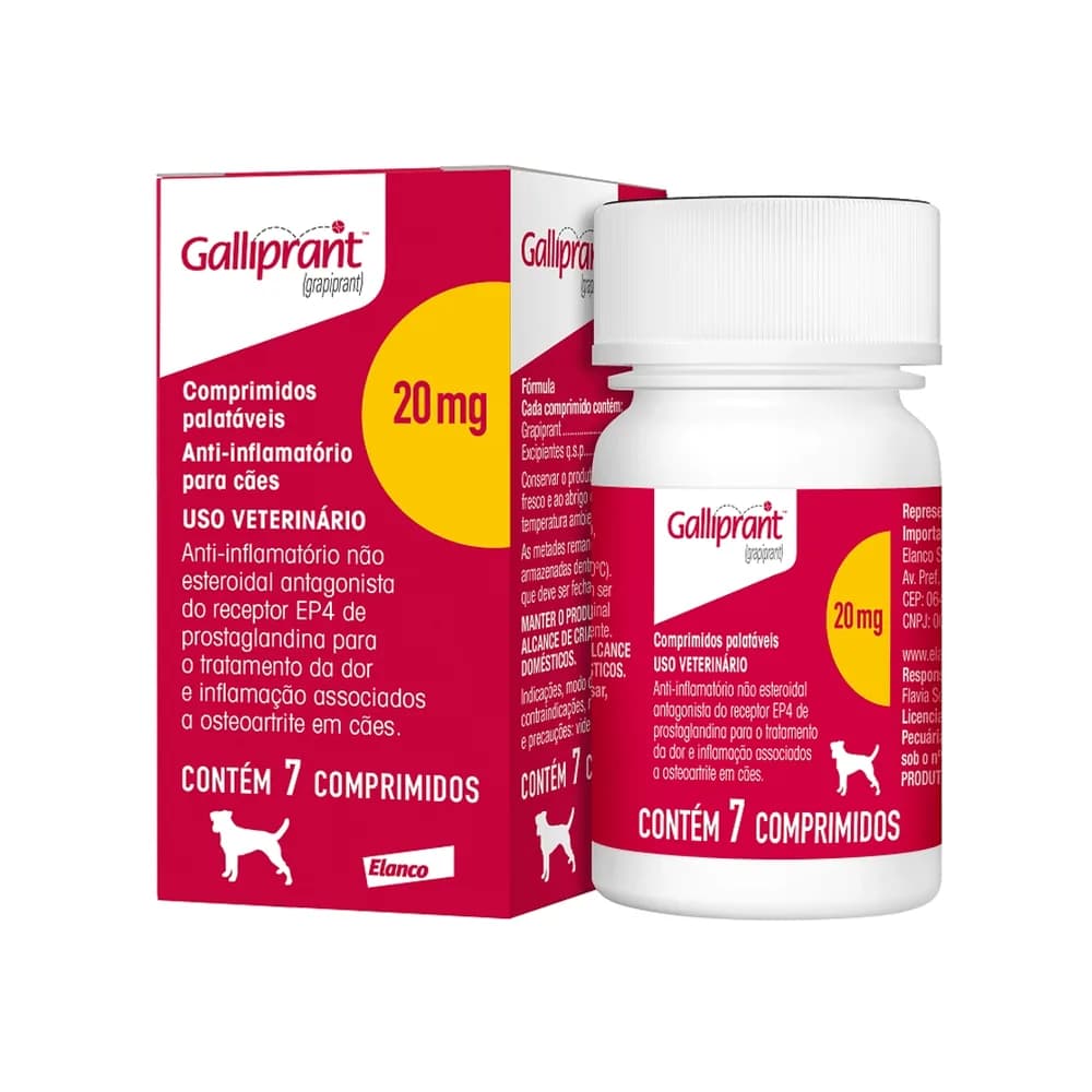 Galliprant 20 mg 7 comprimidos