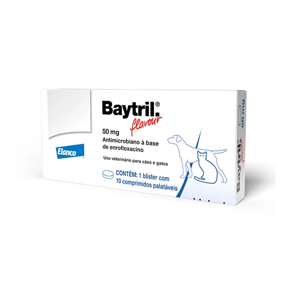 Baytril flavour - 50 mg 1blx10cpr