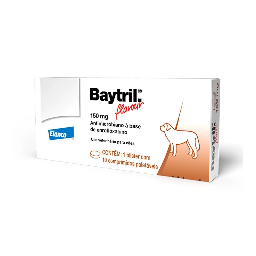 Baytril flavour - 150 mg 1blx10cpr