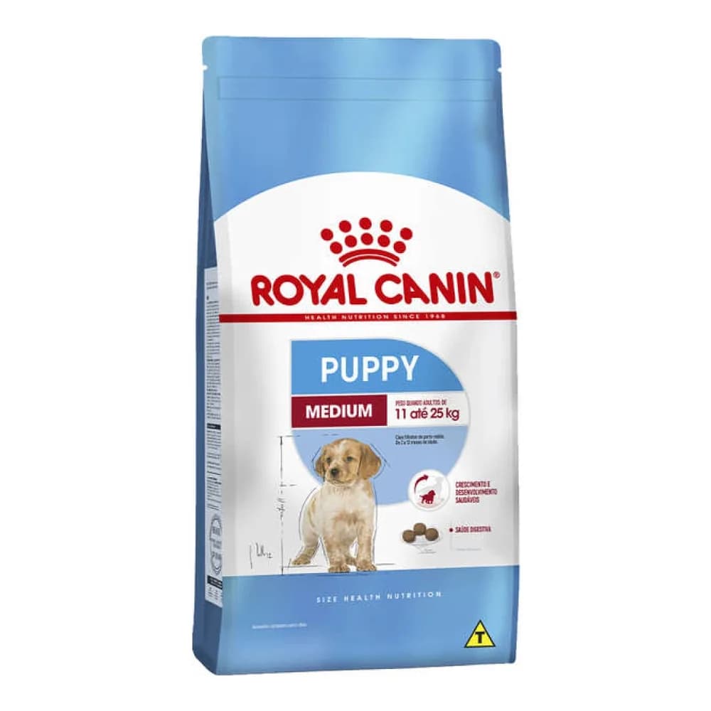 Ração - royal canin medium puppy - filhotes - 2,5 kg