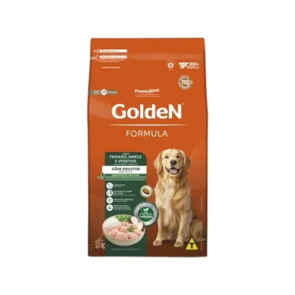 Ração golden - cães - fórmula - frango - adultos / todos 3kg