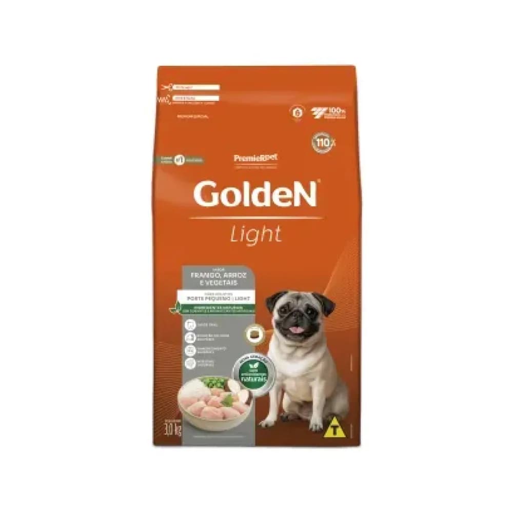 Ração golden - cães - fórmula light - frango - adultos / mini bits 3kg